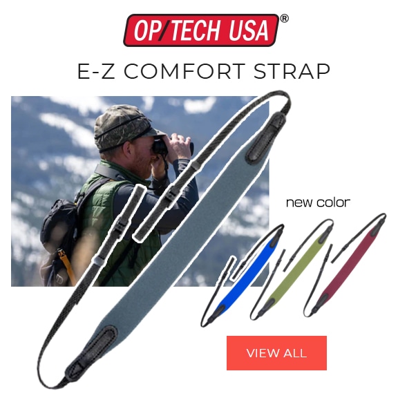 【OPTECH/USA】「ファッションストラップ2.0」に新色のチャコールと「E-Zコンフォートストラップ」から新たに4色登場