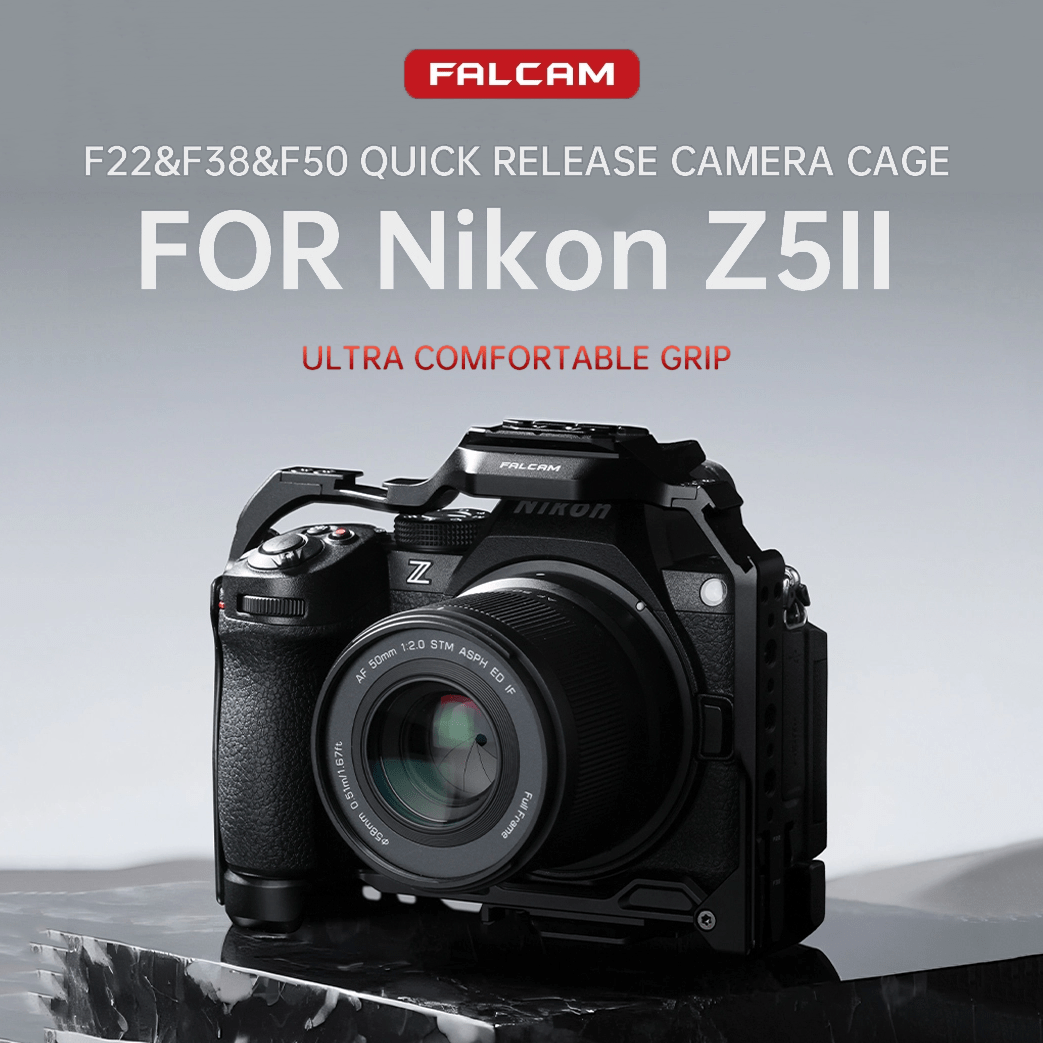 【FALCAM】Nikon Z5II対応のプレートが登場(F22&F38&F50)