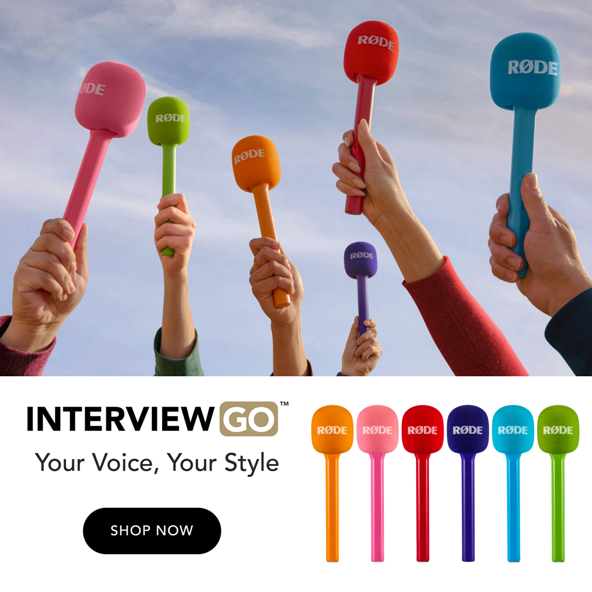 【RODE】各人気商品から新しいカラーバリエーションが登場！