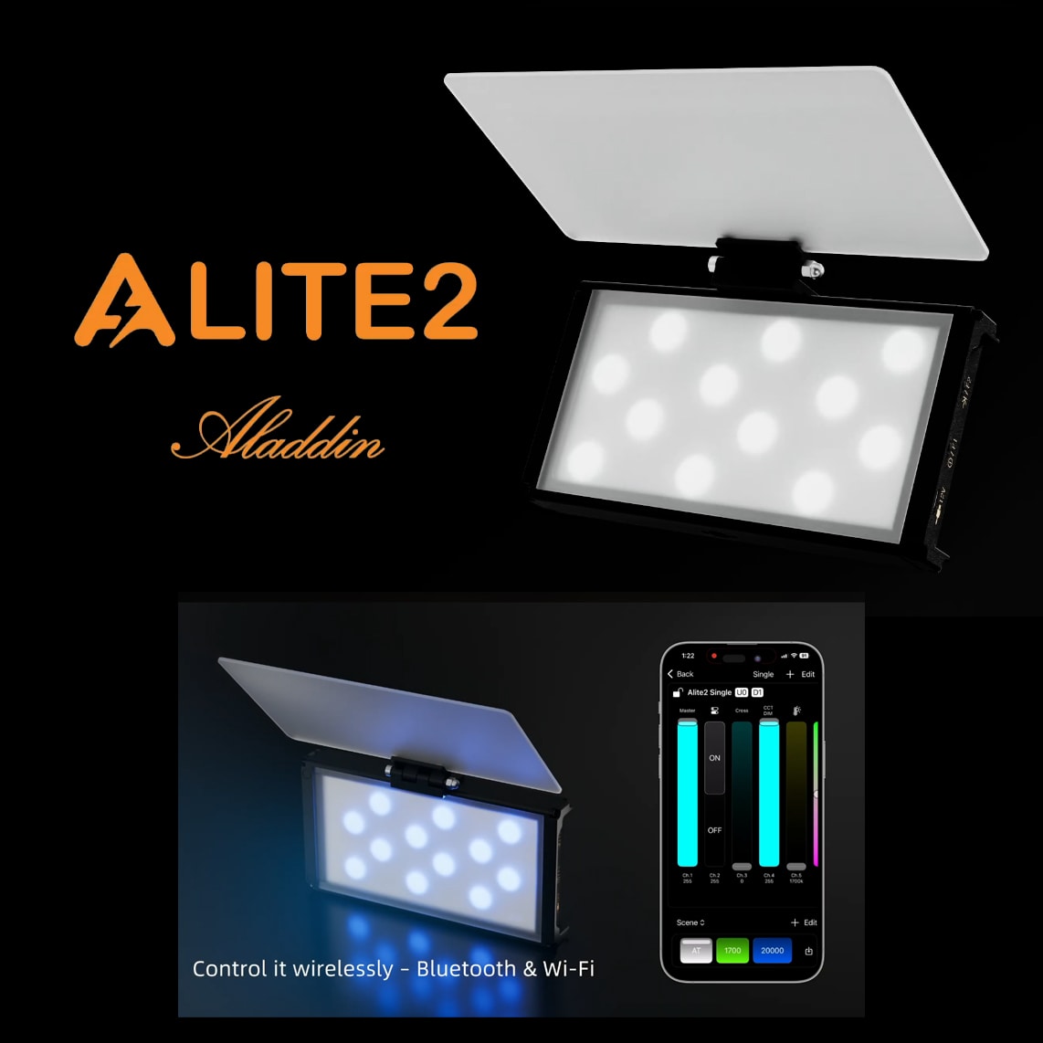【Aladdin】高機能ポータブル LED「ALITE 2」