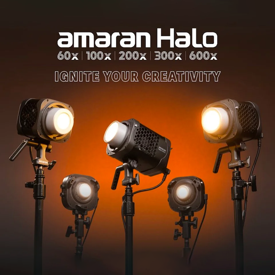 【Aputure】コンパクトなポータブル 新LEDライトシリーズ「amaran Halo」