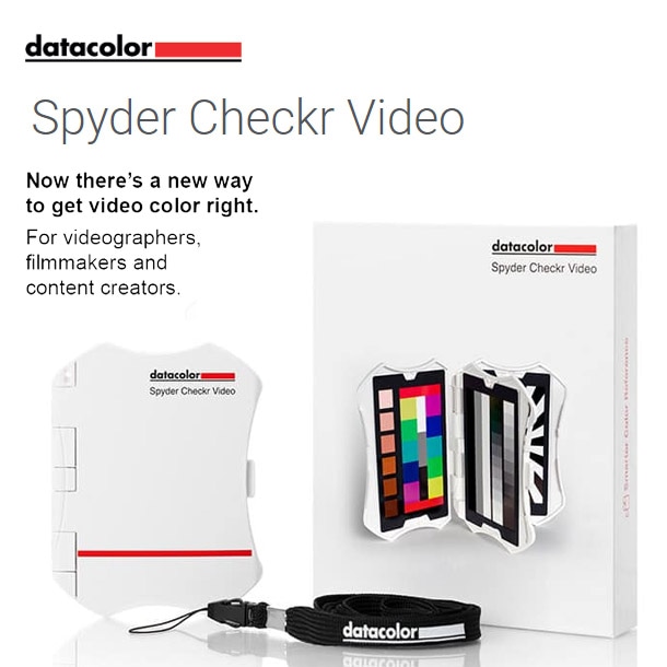 【datacolor】オールインワンカラー チャート『Spyder Checkr Video』