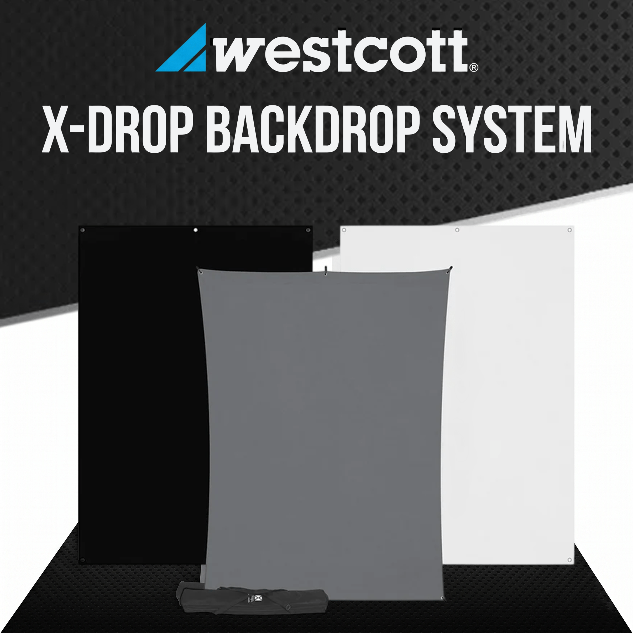 【westcott】汎用性の高い高品質撮影用バックドロップシステム「X-DROP」