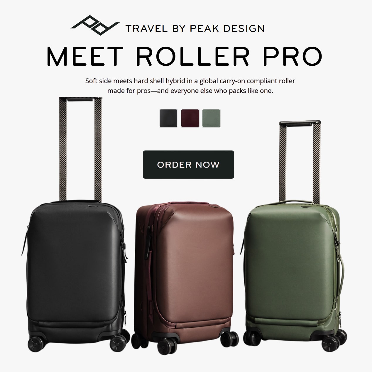 【Peak Design】待望のピークデザイン初のローリングケース登場